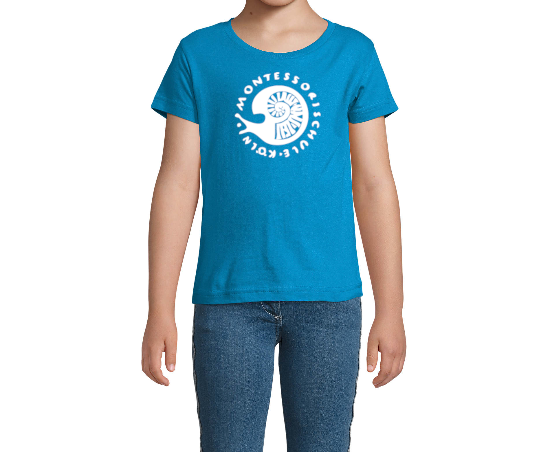 Kinder-T-Shirt "tailliert"